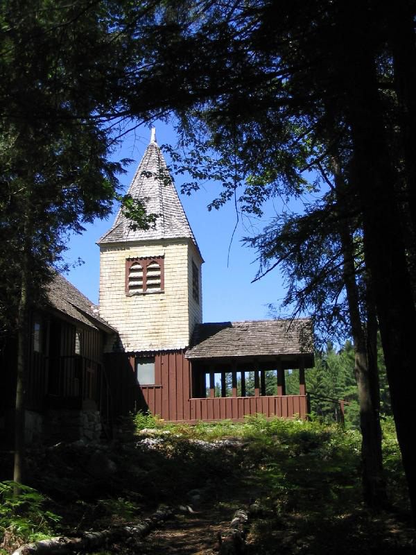 Path from Dock to Church