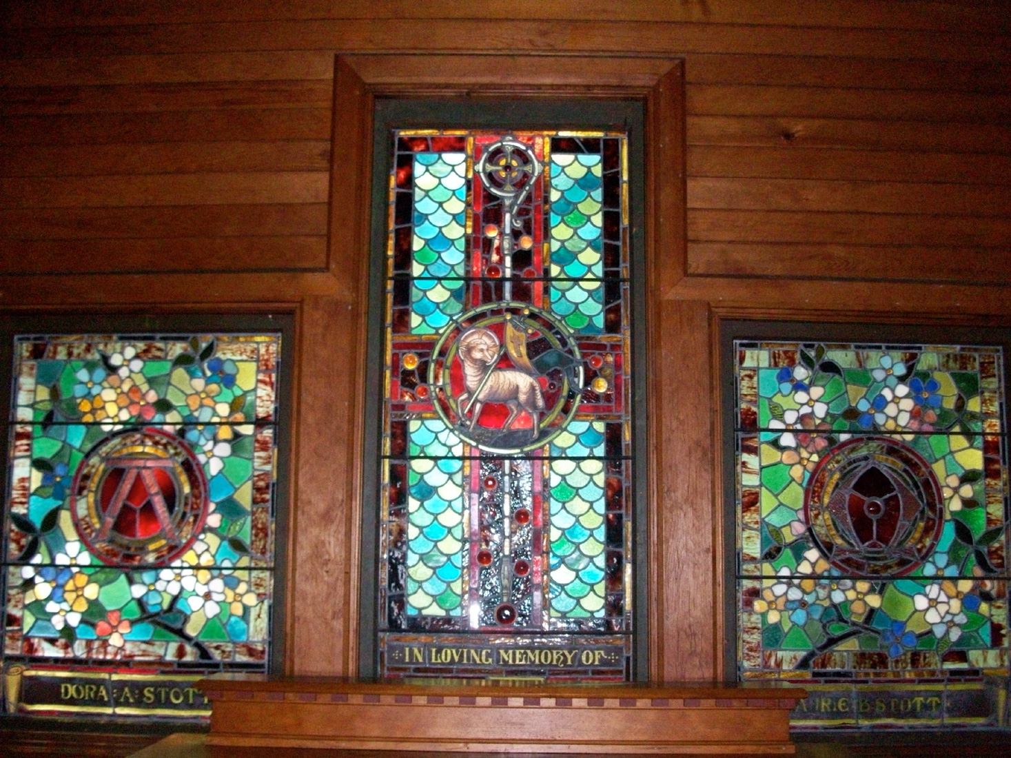 1883 Tiffany Stained Glass Windows