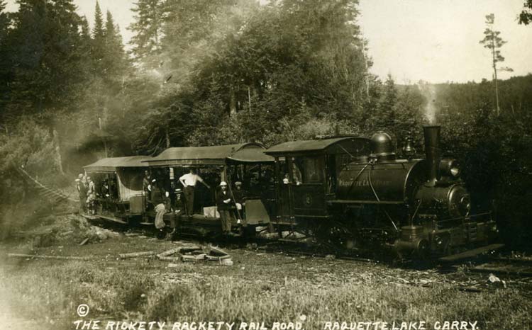 The Rickety Rackety Railroad Raquette Lake Carry